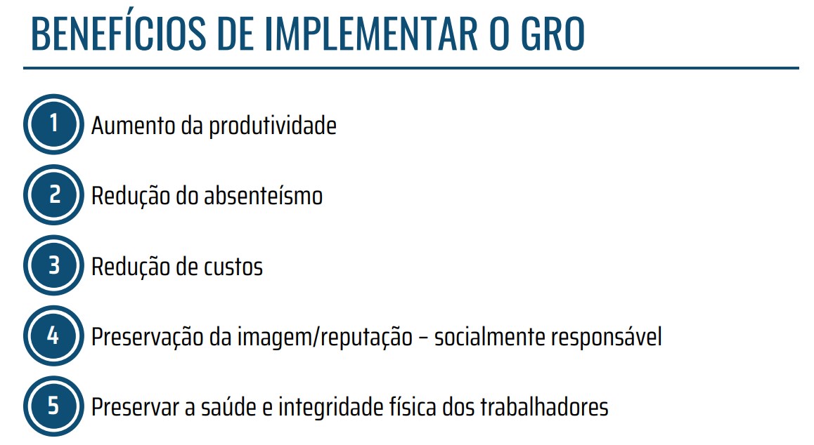 5 benefícios GRO