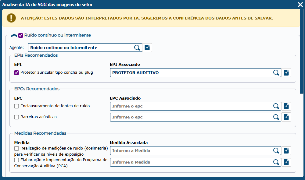 Avaliação de Riscos com IA