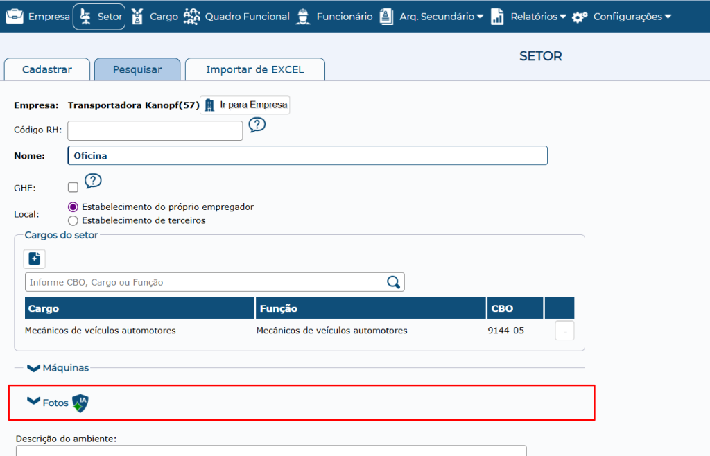 Avaliação de Riscos com IA
