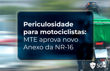 Periculosidade para motociclistas: MTE aprova novo Anexo da NR-16 