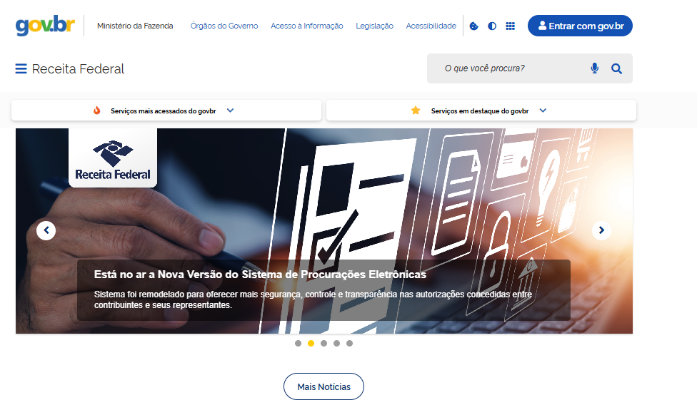 sistema de procurações eletrônicas