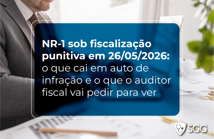 A Portaria MTE 1.419/2024, com prazo final fixado pela Portaria MTE 765/2025, alterou o item 1.5 da NR-1 para incluir expressamente os FRPRT (Fatores de Risco Psicossociais Relacionados ao Trabalho) no Gerenciamento de Riscos Ocupacionais (GRO).