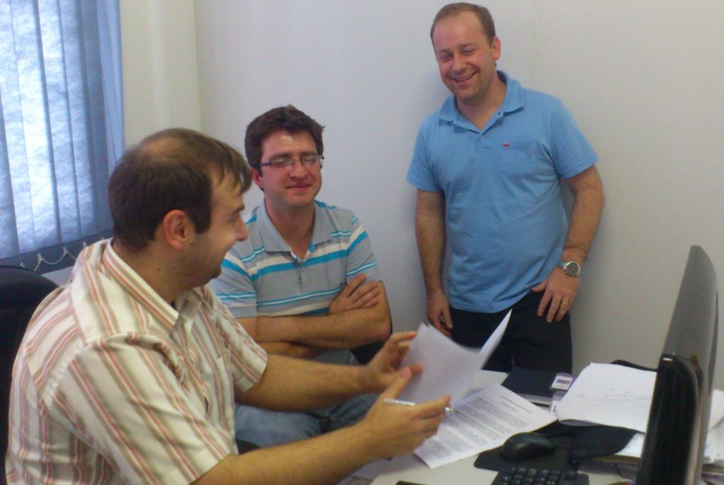 Diretores do Software SGG fundando a empresa em 2007